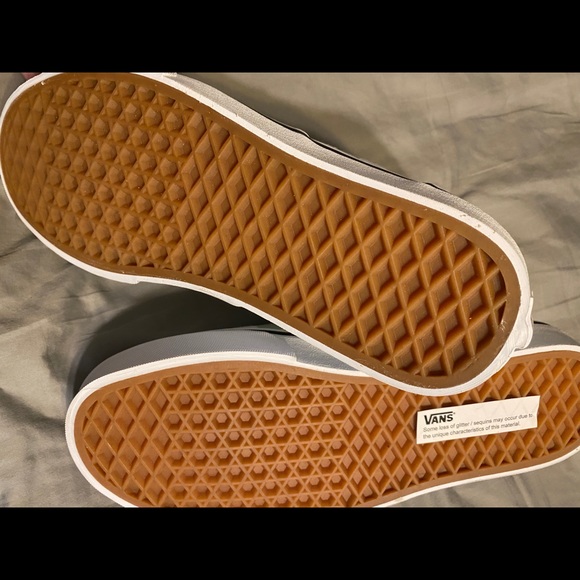 Glitter checkerboard Vans - Picture 3 of 4